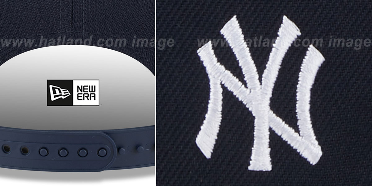 Yankees 'TEAM-SCRIPT SNAPBACK' Navy Hat by New Era