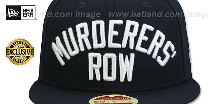 murderers row fitted hat, Off 63%