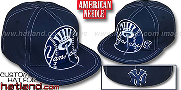 Yankees 'GETTIN BIG' Navy Fitted Hat by American Needle