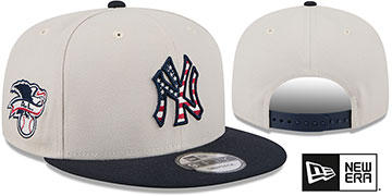 Yankees 2024 'JULY 4TH STARS N STRIPES SNAPBACK' Hat by New Era