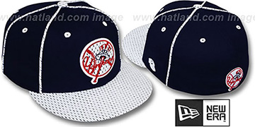 Yankees '2T TEAM-JERSEY' Navy-White Fitted Hat by New Era