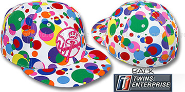Yankees ALT 'GUMBALL' White-Multi Fitted Hat by Twins