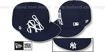 Yankees 'BIGGY FLAW MLB INSIDER' Navy Fitted Hat by New Era