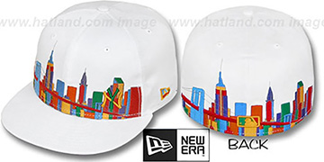 Yankees 'CITY DEEP-SKYLINE' White-Multi Fitted Hat by New Era