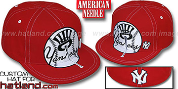 Yankees 'GETTIN BIG' Red-White Fitted Hat by American Needle