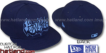 Yankees 'GRAFFITI' Navy-Columbia Fitted Hat by New Era