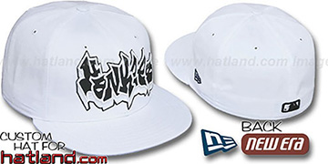 Yankees 'GRAFFITI' White-Black Fitted Hat by New Era