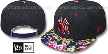 Yankees 'HEATHER BLOOM SNAPBACK' Navy Hat by New Era
