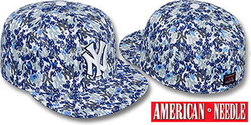 Yankees 'MATISE' White-Team Color Fitted Hat by American Needle
