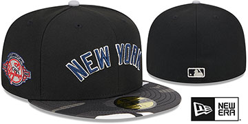 Yankees 'METALLIC CAMO' Fitted Hat by New Era