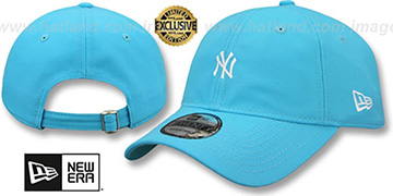 Yankees 'MINI BEACHIN STRAPBACK' Caribbean Blue Hat by New Era