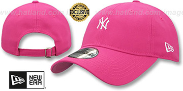 Yankees 'MINI BEACHIN STRAPBACK' French Rose Hat by New Era
