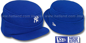 Yankees 'MINI-BRIM RILEY' Royal Knit Hat by New Era