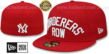 Yankees 'MURDERERS ROW' Red Fitted Hat by New Era