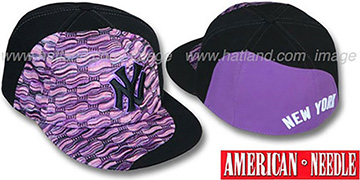 Yankees 'SWEATER SWIRL' Purple Hat by American Needle