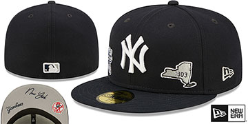 Yankees 'TRIPLE THREAT IDENTITY' Navy Fitted Hat by New Era