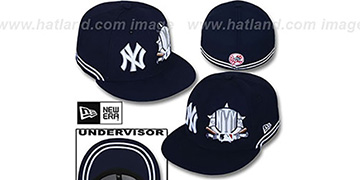 Yankees 'TWO-BIT' Navy-White Fitted Hat by New Era