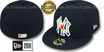 Yankees 'TYE-DYE INSIDER' Navy Fitted Hat by New Era