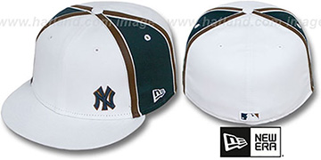 Yankees 'WILLIAM-III FLAWLESS' White-Navy Fitted Hat by New Era